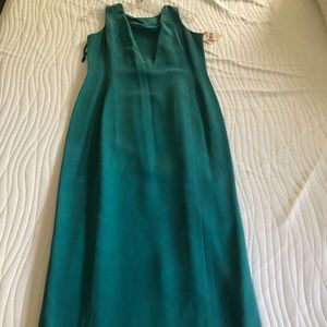 Brand new vintage Dana Buchanan with tags 100% silk dress, size 12